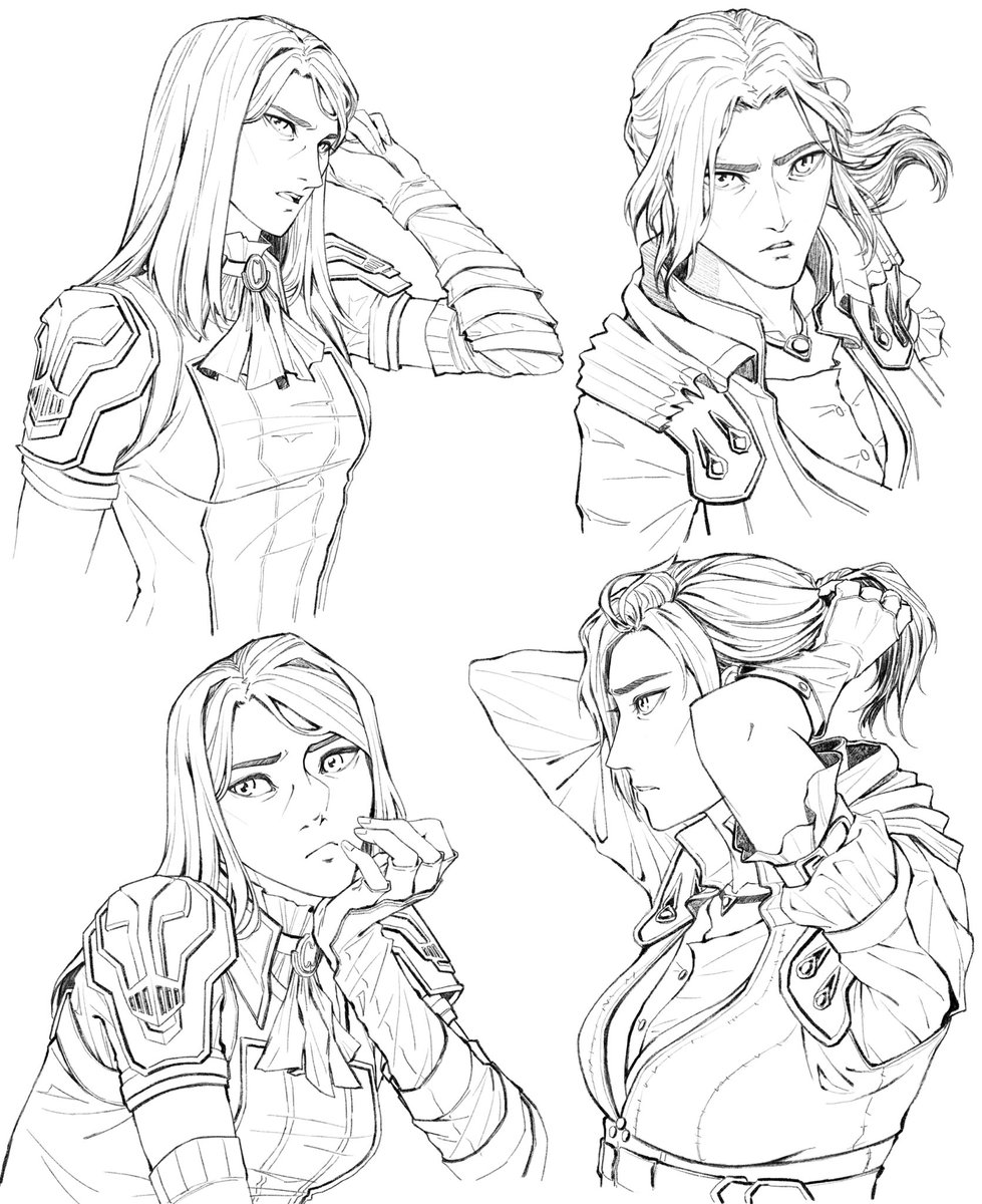 My random doodles that I did while zoning out at work