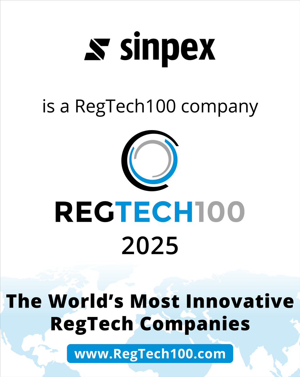 Fintech_Global's tweet photo. Hats off to #Sinpex for being recognised in the #RegTech100 this year!
Check out the full list here: https://t.co/IEJ8pLRQIu
#RegTech #FinTech https://t.co/vk9SYNk1aR