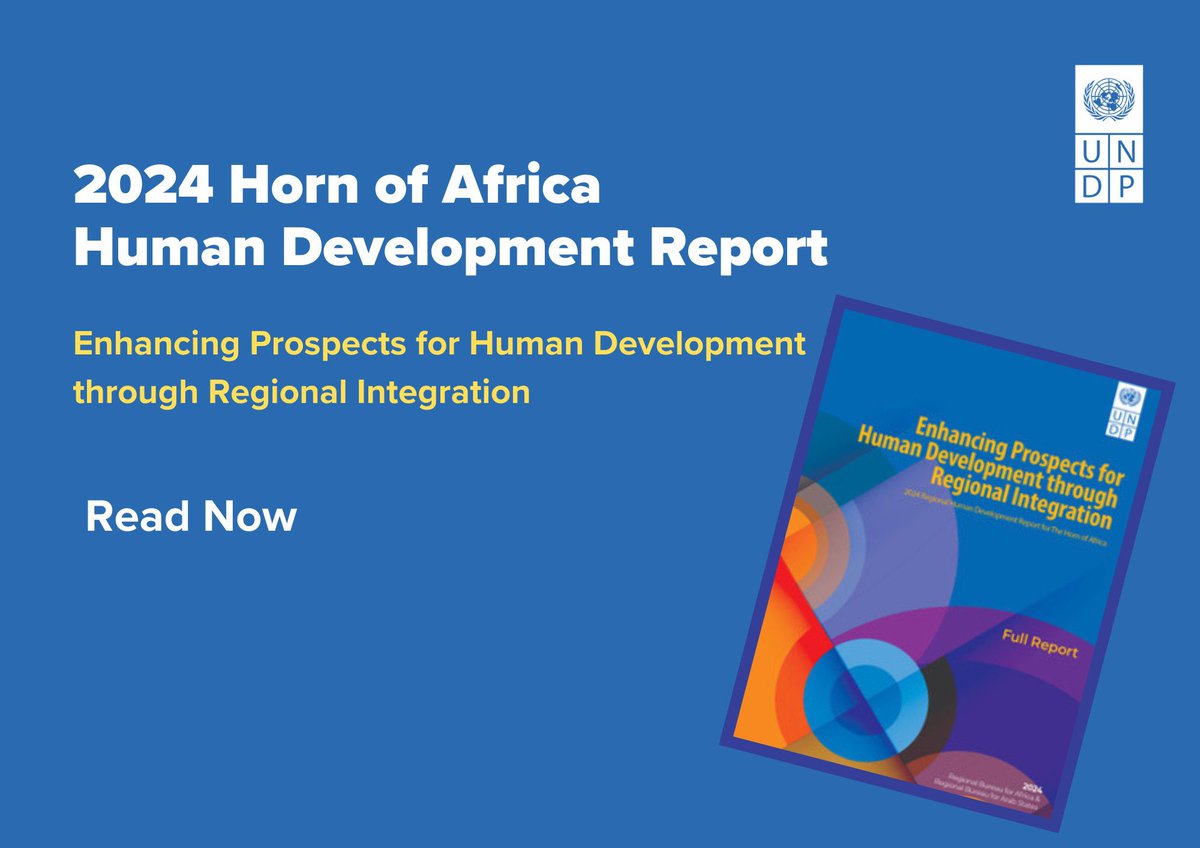 Today we launched 1st ever #HornofAfricaHDR report, providing strong evidence of how regional  integration-economic, governance &amp; on water, energy &amp; food, can boost human development &amp; meet the aspirations of its large youth population. Learn more about it go.undp.org/Jga
