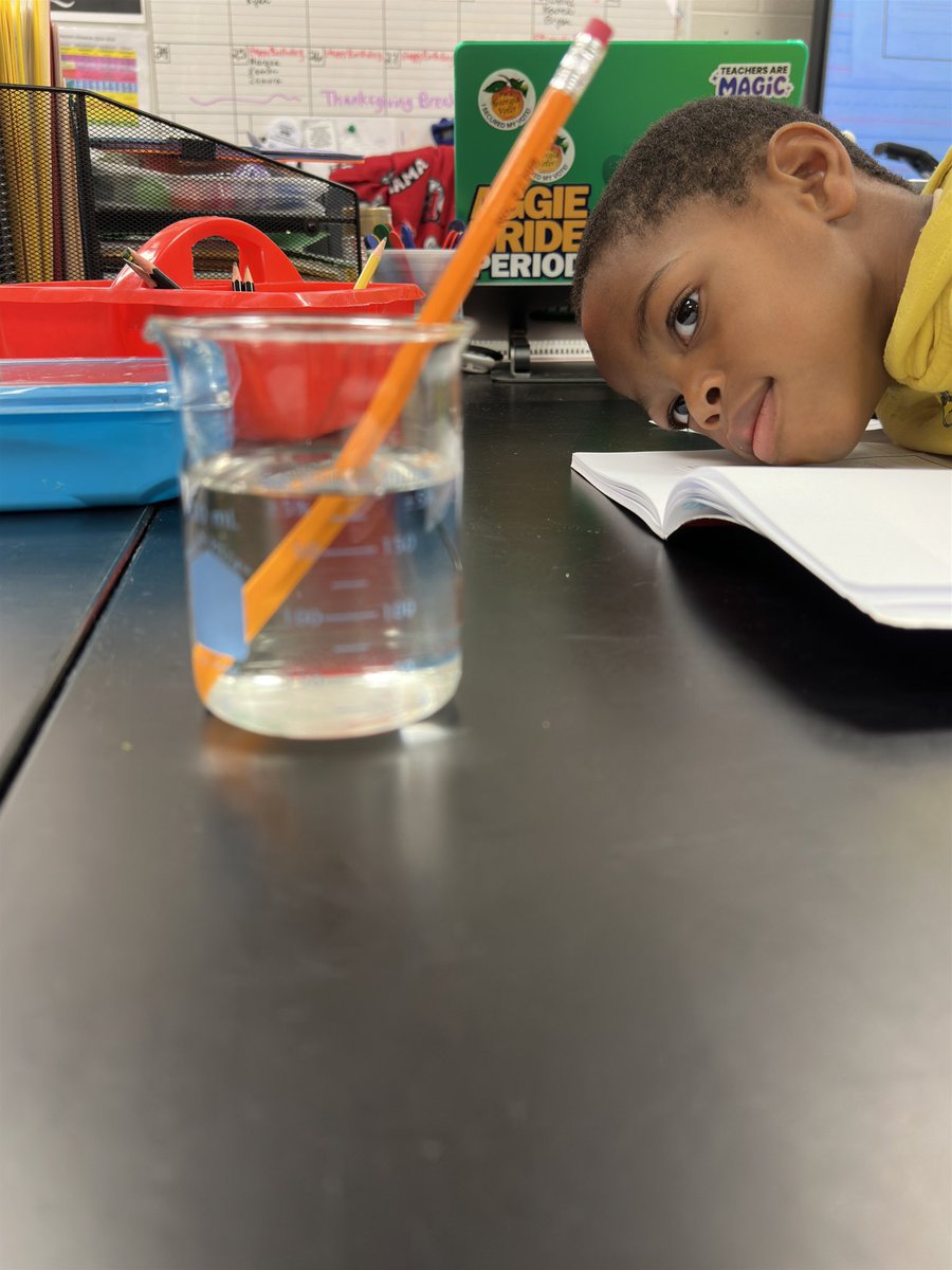BoydSTEAMLab's tweet photo. Refraction with 1st grade! The glasses are everything! @APS_WMBoyd @MsBlairAPS @AP_Fagan @STEAMingCooper https://t.co/1nDeEm1oXf