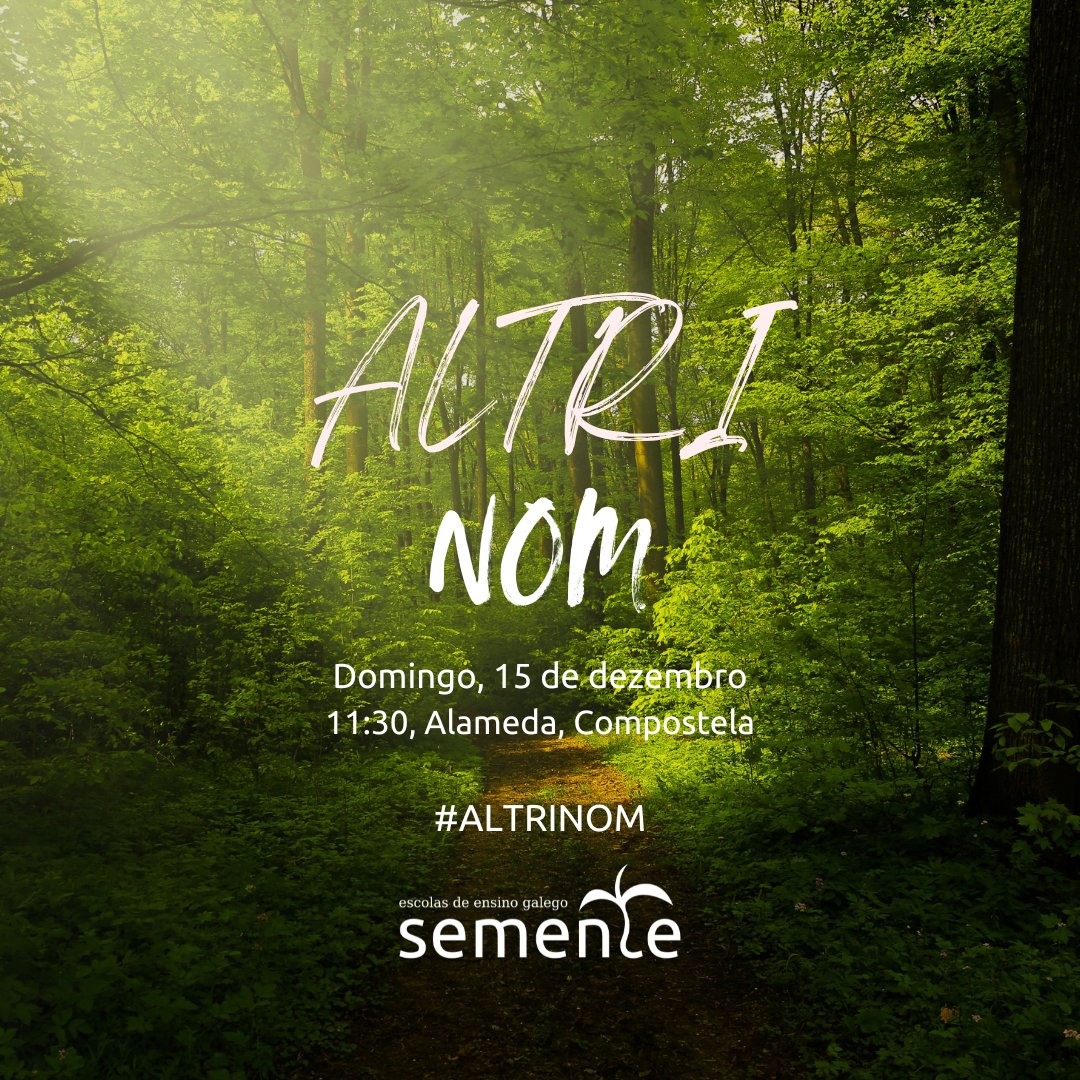 Defender a Terra
Defender a Língua
Defender a Vida
#Altrinom