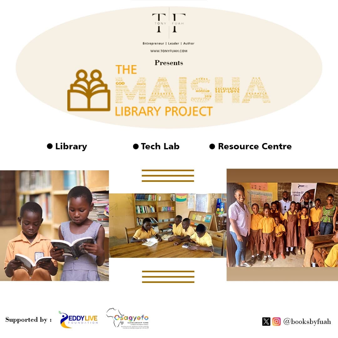 tonyfuah's tweet photo. Today, 12/12, I celebrate my debut book's 1 year anniversary. 

The MAISHA Library Project is a visionary initiative designed to empower African children in indigent communities through the integration of education, technology, and key resource accessibility. 🙏🏾❤️🍃⌛️ https://t.co/nlrihgOxnT
