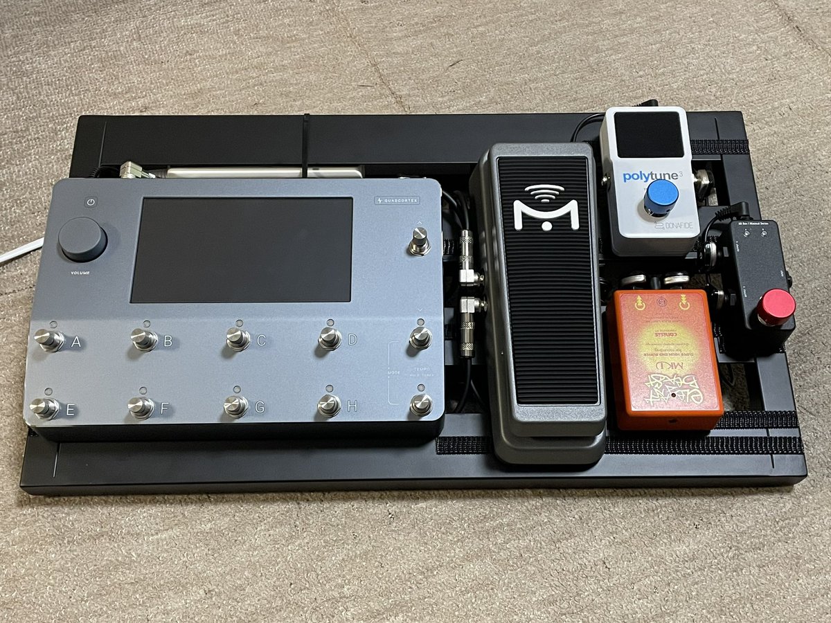 misojinoguitar3's tweet photo. One ControlのAB Box(ラインセレクター)を購入。
そして届いた当日にボードへ組み込み、チューナーを別シグナルに分岐させました。
これでCONISISのバッファーを最大限に活かせる筈です!
#OneControl
#CONISIS
#QuadCortex
#MOGAMI https://t.co/8wXPNk2whK