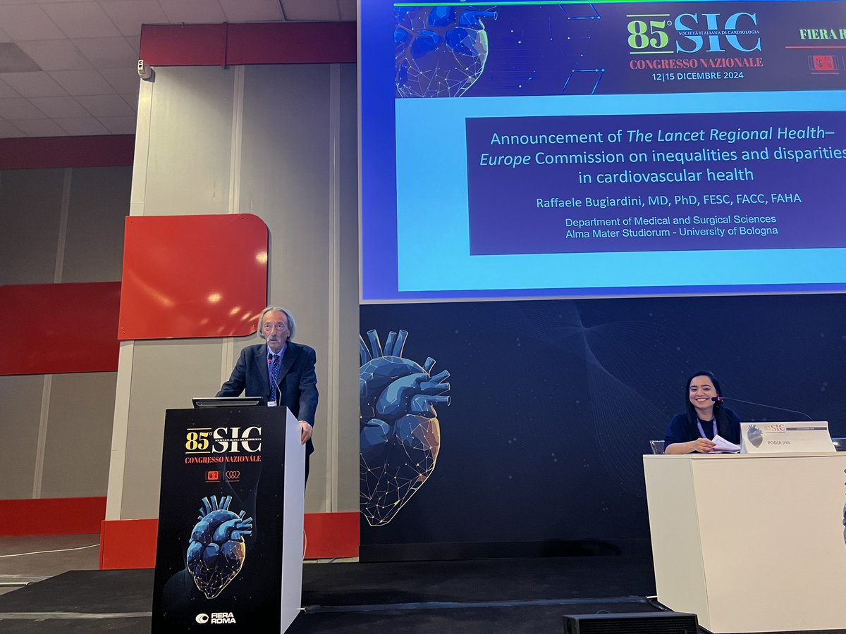 Maria Bergami, MD, PhD (@maria_bergami) on Twitter photo Now at #SIC85 : Professor <a href="/RBugiardini/">Raffaele Bugiardini</a> and <a href="/PoojaJha2015/">Pooja Jha</a> present the <a href="/LancetRH_Europe/">The Lancet Reg Health-Europe</a> commission on inequalities and #disparities in #cardiovascular health! A Huge achievement in our fight for a better, universal โค๏ธ health! Now at #SIC85 : Professor <a href="/RBugiardini/">Raffaele Bugiardini</a> and <a href="/PoojaJha2015/">Pooja Jha</a> present the <a href="/LancetRH_Europe/">The Lancet Reg Health-Europe</a> commission on inequalities and #disparities in #cardiovascular health! A Huge achievement in our fight for a better, universal โค๏ธ health!