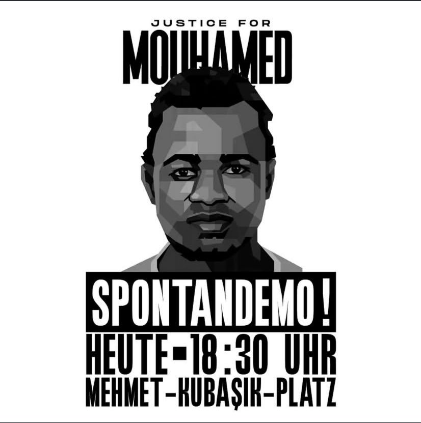 Nach den skandalösen Freisprüchen: Spontandemo 18:30 Uhr Mehmet-Kubaşık-Platz. Die Wut auf die Straße bringen! #justice4mouhamed #Dortmund #nojusticenopeace