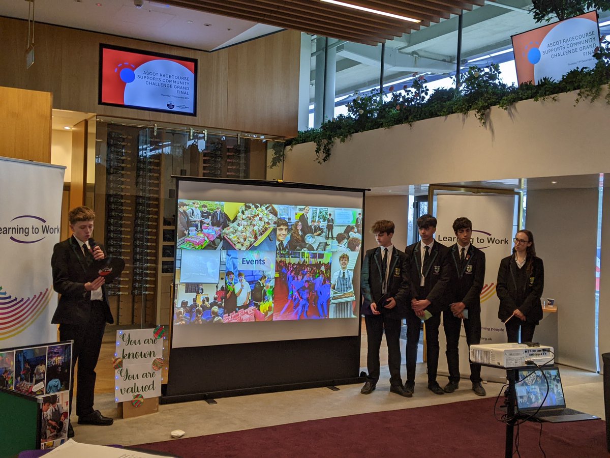 AltwoodSchool's tweet photo. Today a group of year 10 students took part in the #AscotCommunityChallenge. The students have been raising money for #theBrettFoundation. The judges complimented the materials they created for their pitch. Well Done! https://t.co/YTLb3xIksZ