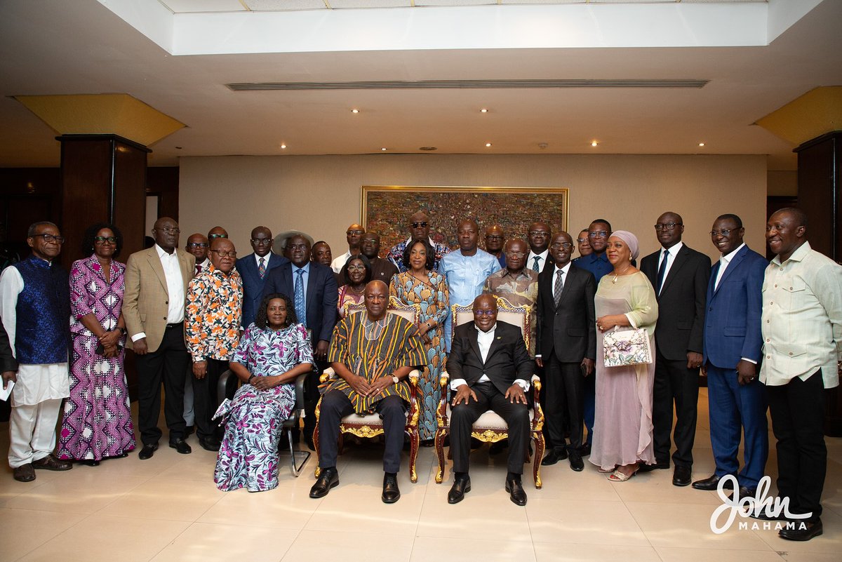LightTvGh's tweet photo. Inauguration of the Joint Transition Committee. #MahamaThePresident https://t.co/u5fXcyJeLo