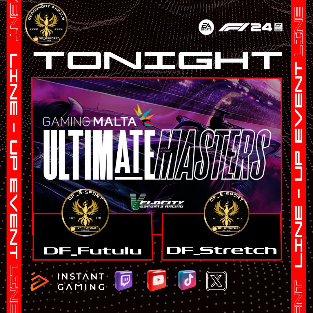 DF Esport (@dfesport_off) on Twitter photo Ready for tonight !
We are really happy to participate to @v_umf1 the biggest console team event !
Our line up for tonight :
<a href="/EPL_Stretch/">007Stretch</a> and DF_Futulu will try to qualify our team to the event. Ready for tonight !
We are really happy to participate to @v_umf1 the biggest console team event !
Our line up for tonight :
<a href="/EPL_Stretch/">007Stretch</a> and DF_Futulu will try to qualify our team to the event.