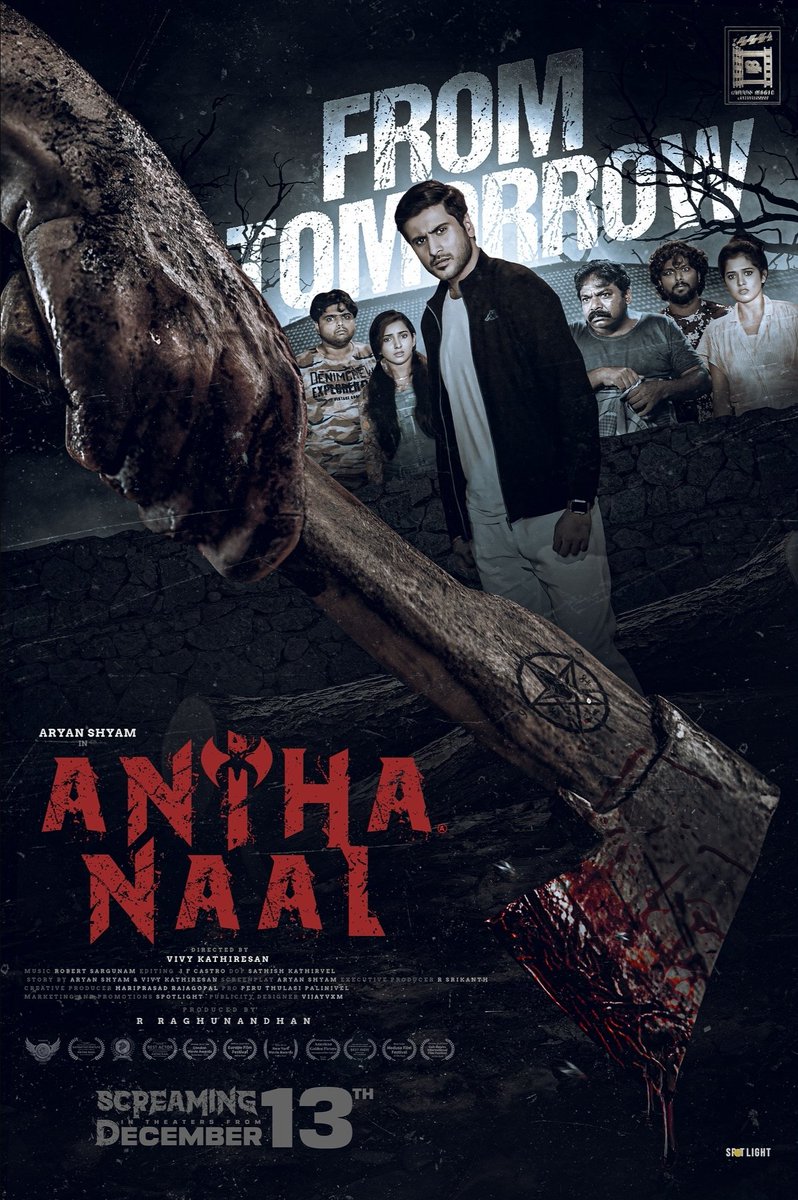 ravyscinema's tweet photo. #AryanShyam's #AnthaNaal from tomorrow 

#RavysCinema https://t.co/7l7xriluya