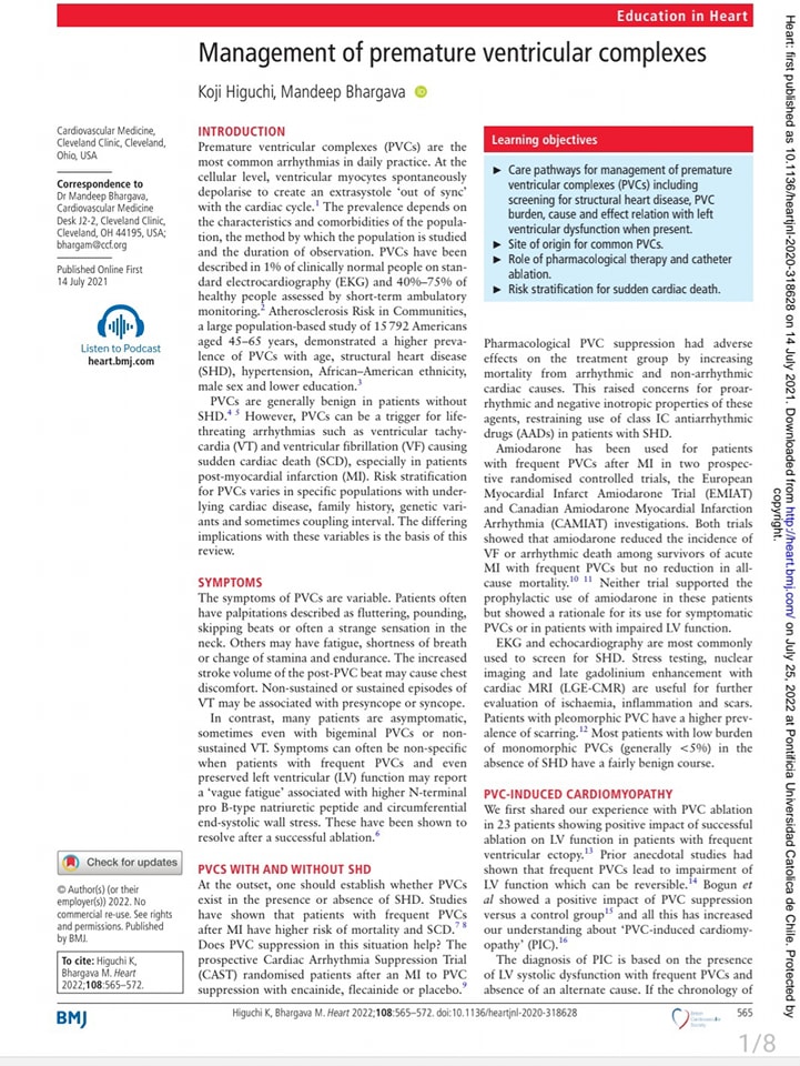 ZHeart11768530's tweet photo. 🔴Management of premature ventricular complexes⤵️ #Review  

🔹https://t.co/StTUmqbHOY
 #Cardiology #FOAMed #MedEd #medstudent #paramedic #Cardiology #CardioEd #medtwitter #meded #CardioTwitter #cardiotwiteros  #MedX #cardiovascular #MedTwitter https://t.co/c8FJgnUdS8