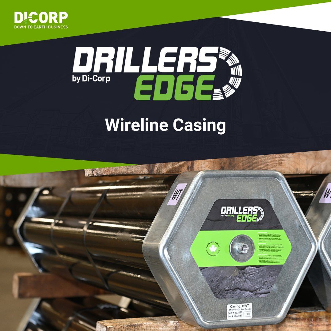 Protect boreholes from collapsing and prevent contamination of the surrounding environment with Di-Corp’s diverse collection of wireline casing: di-corp.com/products/wirel…
#DiCorp #Drilling #MinEx