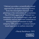 Photo by Verra - Standards for a Sustainable Future (@VerraStandards)