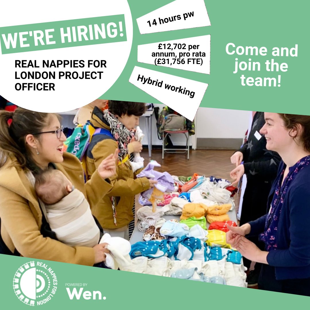 RealNappiesforLondon (@_rnfl) on Twitter photo Join our team as Project Officer at Real Nappies for London! To find out more and to apply, visit: wen.org.uk/jobs-volunteer…
Deadline to apply: 23:59, Monday 20th Jan 2025
<a href="/Wen_UK/">Wen. (Women’s Environmental Network)</a> Join our team as Project Officer at Real Nappies for London! To find out more and to apply, visit: wen.org.uk/jobs-volunteer…
Deadline to apply: 23:59, Monday 20th Jan 2025
<a href="/Wen_UK/">Wen. (Women’s Environmental Network)</a>