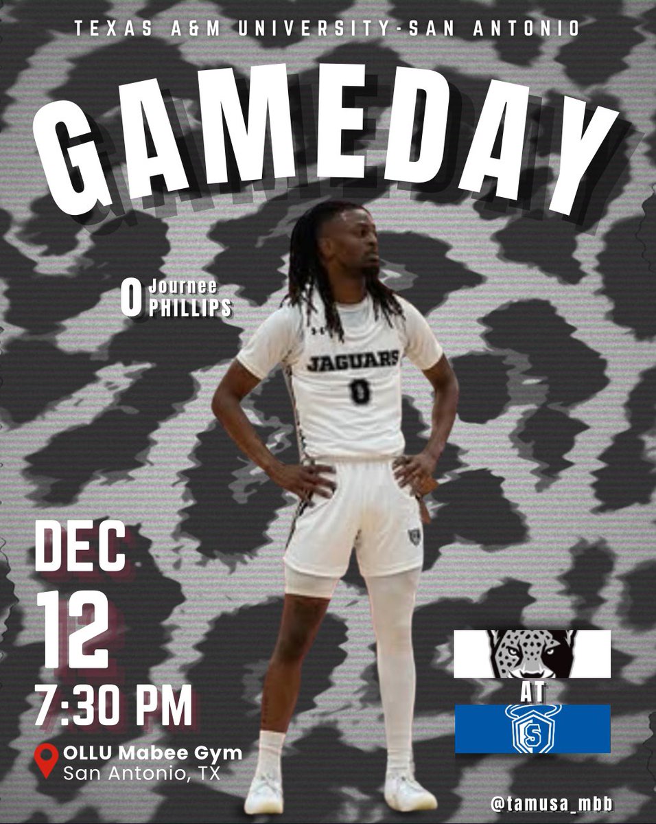 Today is the day🏀🐾 Bring your Jaguar pride to OLLU when we face the Saints at 7:30pm