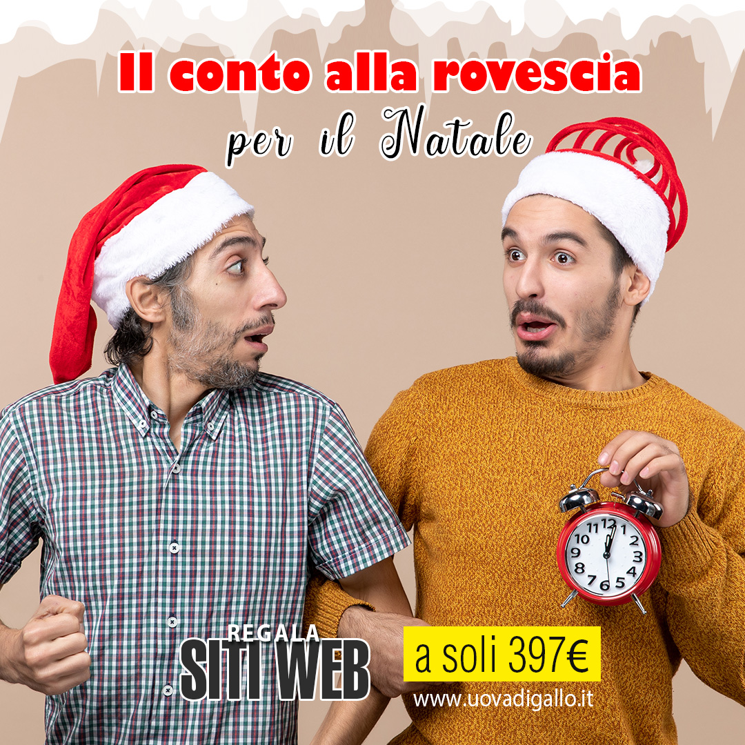 🎄 IL CONTO ALLA ROVESCIA PER IL NATALE ... 🎄✨👇

C’è una luce che illumina ogni dicembre: la magia del Natale. ✨

Non sono i regali sotto l’albero, ma i sorrisi intorno a esso.

💫Tu sei pronto a vivere questa magia?
uovadigallo.it #uovadigallo