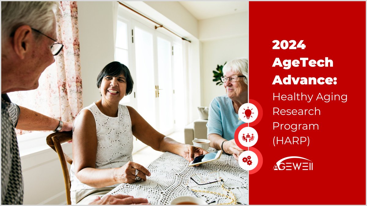 MIRA McMaster (@miramcmaster) on Twitter photo MIRA and <a href="/AGEWELL_NCE/">AGE-WELL</a> award $250K to MIRA members <a href="/marlabeauchamp/">Marla Beauchamp</a>, <a href="/LeaRavensbergen/">Lea Ravensbergen </a> & <a href="/UWaterloo/">University of Waterloo</a> colleagues on through the AgeTech Advance: Healthy Aging Research Program (HARP), advancing tech-enabled solutions to support healthy aging.
The full story: agewell-nce.ca/archives/19913 MIRA and <a href="/AGEWELL_NCE/">AGE-WELL</a> award $250K to MIRA members <a href="/marlabeauchamp/">Marla Beauchamp</a>, <a href="/LeaRavensbergen/">Lea Ravensbergen </a> & <a href="/UWaterloo/">University of Waterloo</a> colleagues on through the AgeTech Advance: Healthy Aging Research Program (HARP), advancing tech-enabled solutions to support healthy aging.
The full story: agewell-nce.ca/archives/19913