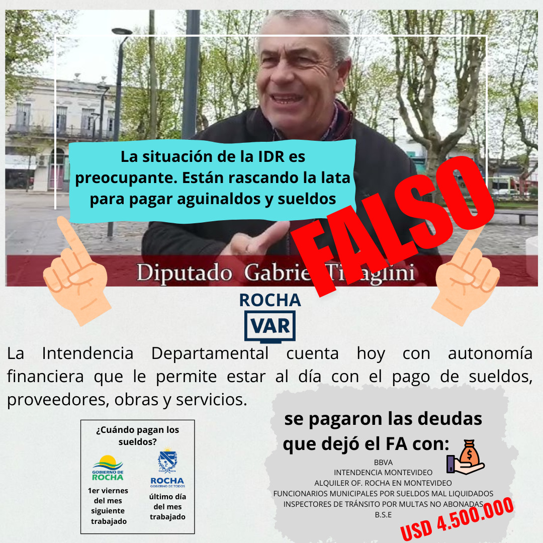 josebitabares's tweet photo. El departamento de Rocha no merece volver atrás con este tipo de personas vinculadas al ámbito político que tratan de desprestigiar a un gobierno departamental responsable con la mayor inversión de obras en años  y con el mayor contenido en gestión en todas las Direcciones . https://t.co/O8vXvsb6C4