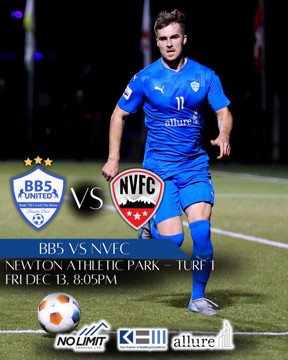 BB5UNITED's tweet photo. Last Friday Night Lights of 2024 as we take on NVFC Norvan at Newton Athletic Park Stadium Turf with kickoff at 8:05pm.
#darkness #unitedwestand #goodfellas #winning #soldyoursoul #BB5 #youngking #dedicatedtoBrandon #vmsl #vmslisback https://t.co/OC9zPQey07