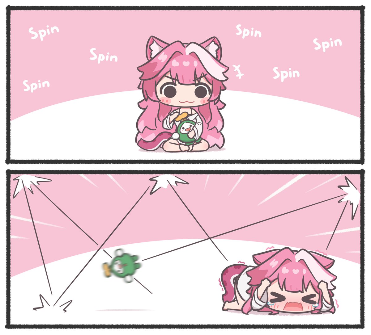 Careful not to overlspin your Otomos🫨

#RaorArt #Immergination 