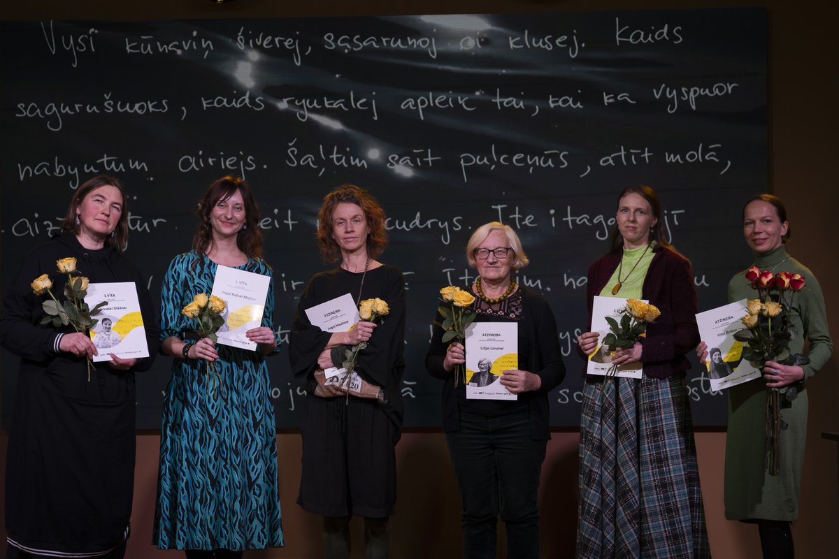 voluuda's tweet photo. Konkursa "Latgolys prozys skaitejumi 2024" nūslāguma nūtikšonys šaļts. Apsaveicam Ingu kai uzvarātuoju!
Vaira var izzynuot i video nūsavērt ite: https://t.co/J7LoRD3LNP

@ProzasLasijumi https://t.co/hnWH4kkHLt