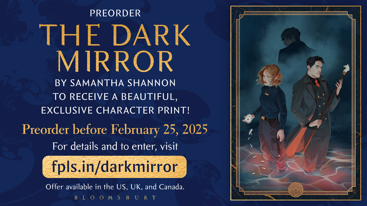 We are so obsessed with this exclusive character print for Samantha Shannon's THE DARK MIRROR 📚  

If you'd like to get one, preorder and submit your receipt at this link before February 25th, 2025: fpls.in/darkmirror