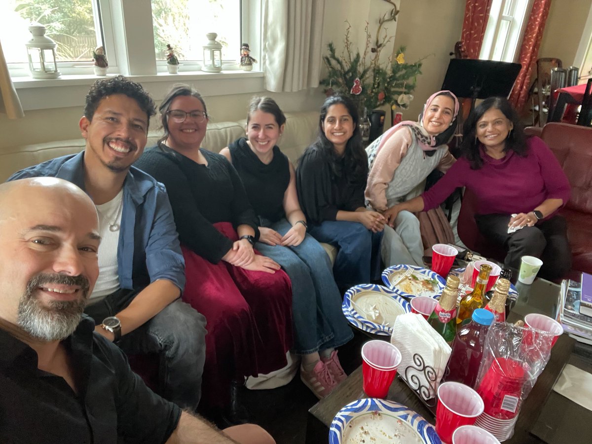 We had a blast taking a break from our busy lives to celebrate the season, have some good laughs, and play lab-made charades! So grateful to be among such an amazing bunch including Carlos Gomez, <a href="/ScienceAlyssa/">Alyssa Risner</a>, Jordan Jarvis, <a href="/toothscience/">Christina Kingsley</a>, <a href="/MrslncRNA/">Houda mesnaoui</a>, and Joyce Nair-Menon!