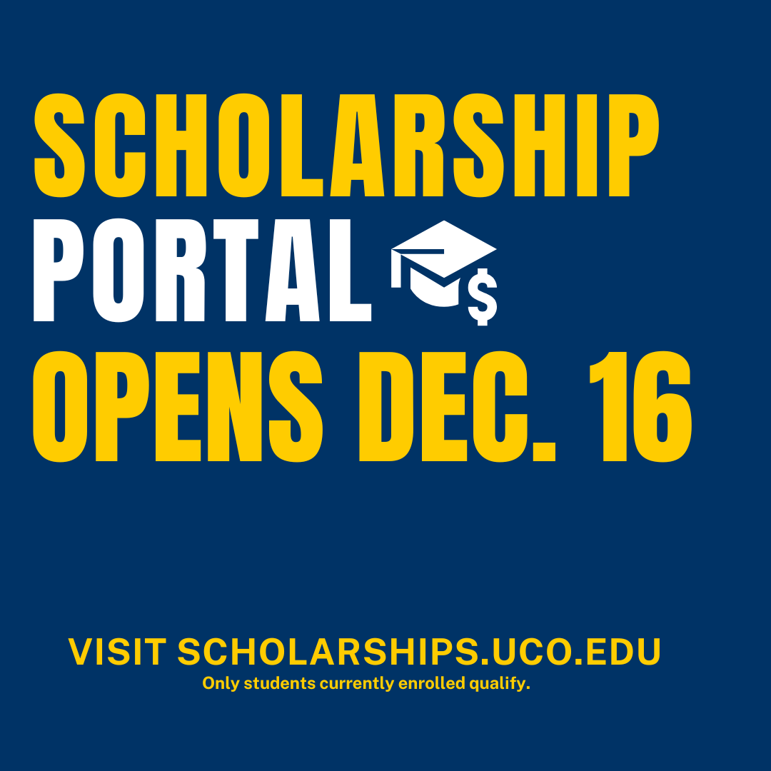 📣 𝐁𝐮𝐬𝐢𝐧𝐞𝐬𝐬 𝐁𝐫𝐨𝐧𝐜𝐡𝐨𝐬! The UCO scholarship portal opens in 4 days—Monday, Dec. 16. 🌟💼

Explore scholarships and APPLY at through the link in our bio. 💛🔵

Make your move—secure that scholarship and fund your education! 💰🎓

#UCOScholarships