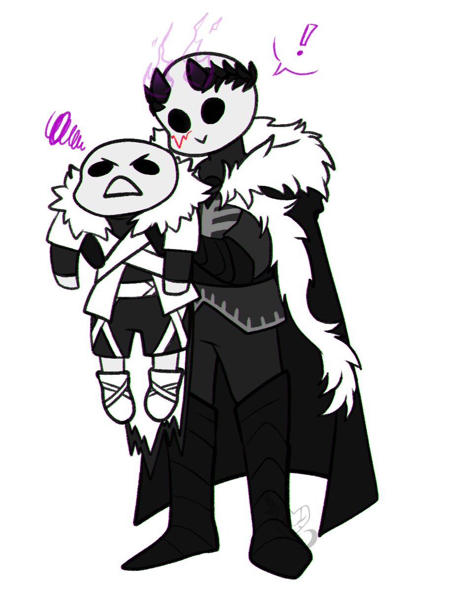BlackNocts's tweet photo. This crossed my mind and I just did it😅

Cross belongs to Jakei
Royaul belongs to Esino

#undertaleAU #royaul #crosssans https://t.co/4CZH5OcrF7