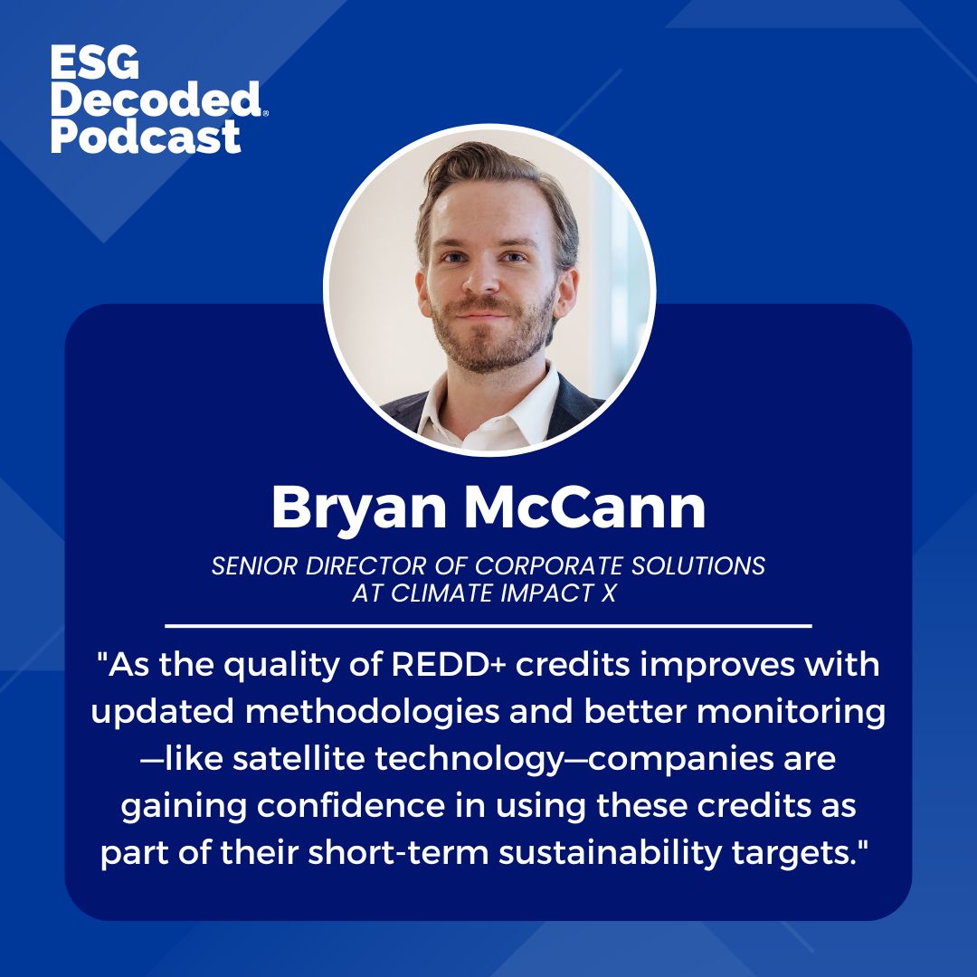 ESGDecoded's tweet photo. In our latest #ESGDecoded episode, Erika Schiller is joined by Bryan McCann & Anna Stablum to uncover how REDD+ supports global sustainability efforts.
🎧 Tune in now -> https://t.co/uNENyP6fvD
#ClimeCo #EnvironmentalMarkets #ESG #ESGGoals #Sustainability #Innovation #REDD https://t.co/VtCFT4s4mq