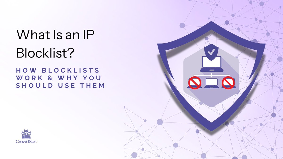 Crowd_Security's tweet image. What Is a #Blocklist and how can preemptive IP blocking protect your systems?

Find out in our latest article where we discuss why blocklists matter, how they work, and how you can use preemptive #IPblocking to protect your systems and your business!

hubs.ly/Q02_rmj70