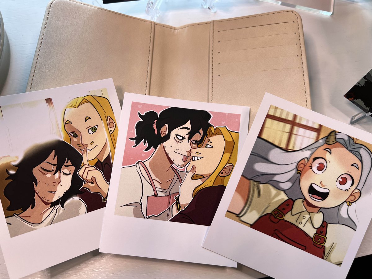 😴🎙️Production Update!!

Exciting news!! Our shipping mod now holds our frame standees, passport covers, charms, cup holders, and enamel pins! 

We are still waiting on our diecuts, magnets, and sticker sheets to be delivered, while our prints and washi tape remain in production.