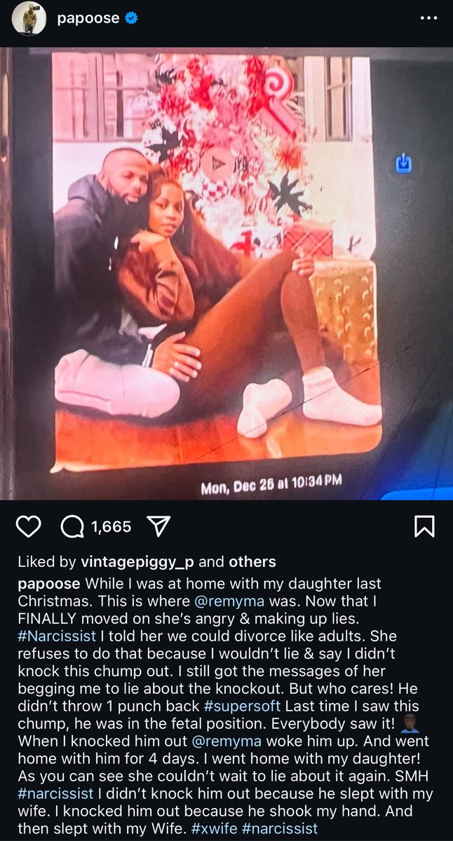 BrooklynBoyB's tweet photo. I don’t care what you think about this. All I know is I never heard one PEEP out of Papoose on anything (even when everyone was clownin him) until Remy Ma started posting things🤷🏽‍♂️
#Respect https://t.co/68x0gnfKwy