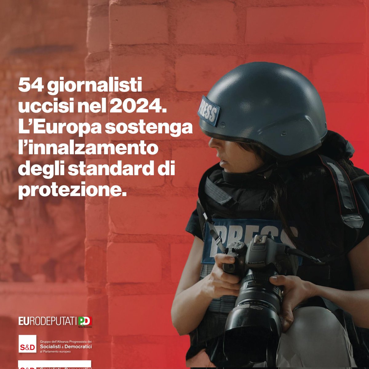È agghiacciante il primato del 2024 in cui, secondo i dati di Reporters sans frontiers, 54 giornalisti hanno perso la vita per informare. Come eurodeputati Pd abbiamo scritto una lettera alla presidente della Commissione europea, Ursula Von der Leyen, per chiedere che l’Ue
