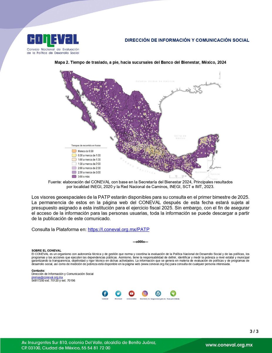 coneval's tweet photo. #ComunicadoCONEVAL | El #CONEVAL presenta la cuarta fase de la Plataforma para el Análisis Territorial de la Pobreza

📄https://t.co/5grzt6thXg

#LoQueSeMideSePuedeMejorar https://t.co/5jC6Fj7NdS
