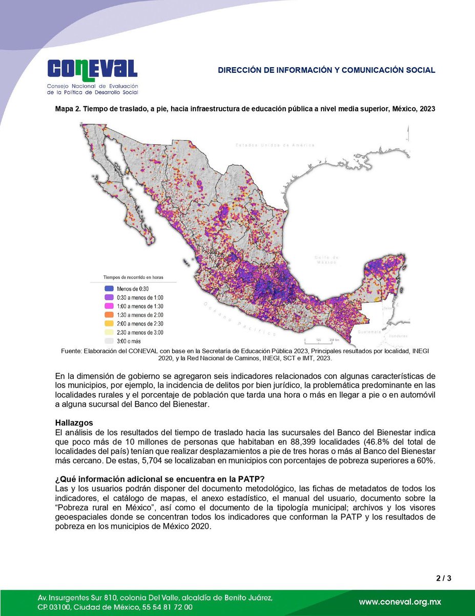 coneval's tweet photo. #ComunicadoCONEVAL | El #CONEVAL presenta la cuarta fase de la Plataforma para el Análisis Territorial de la Pobreza

📄https://t.co/5grzt6thXg

#LoQueSeMideSePuedeMejorar https://t.co/5jC6Fj7NdS