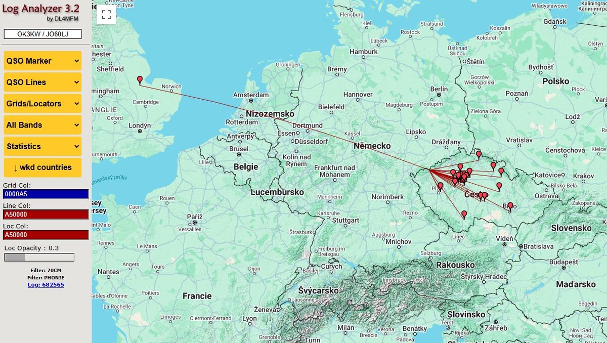 _OK1KAD_'s tweet photo. Our big Karl #OK3KW and wednesday Moon contest #432MHz
Our friend Petr #OK1MGJ lent us his nice device #IC9700 Many TNX Petr!
4889 points from JO60LJ #Klinovec
Great ODX #G4ODA 941km! 🏴
#hamradio #radioamateur #ICOM #yagiantenna #UHF
Well done Karel 👏🏻 https://t.co/FumEhJFL0u