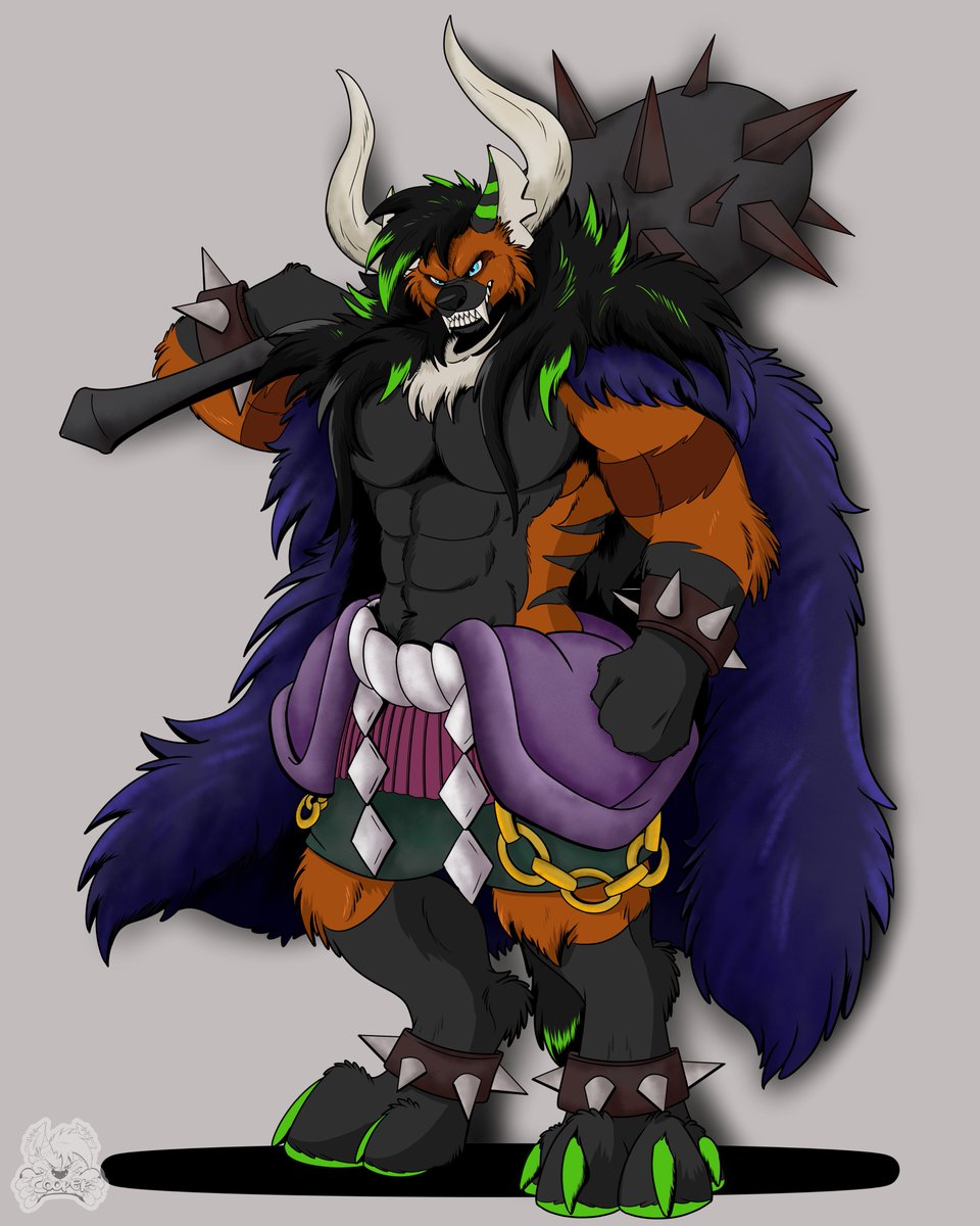 CooperToonhyena's tweet photo. Whoaa she´s massive! 
You asked for this combination and I had a hell lot of fun doing this. She looks like a powerful Tank of a Beast! 

Cooper X Kaido (One Piece) https://t.co/8LdvaCoGLB