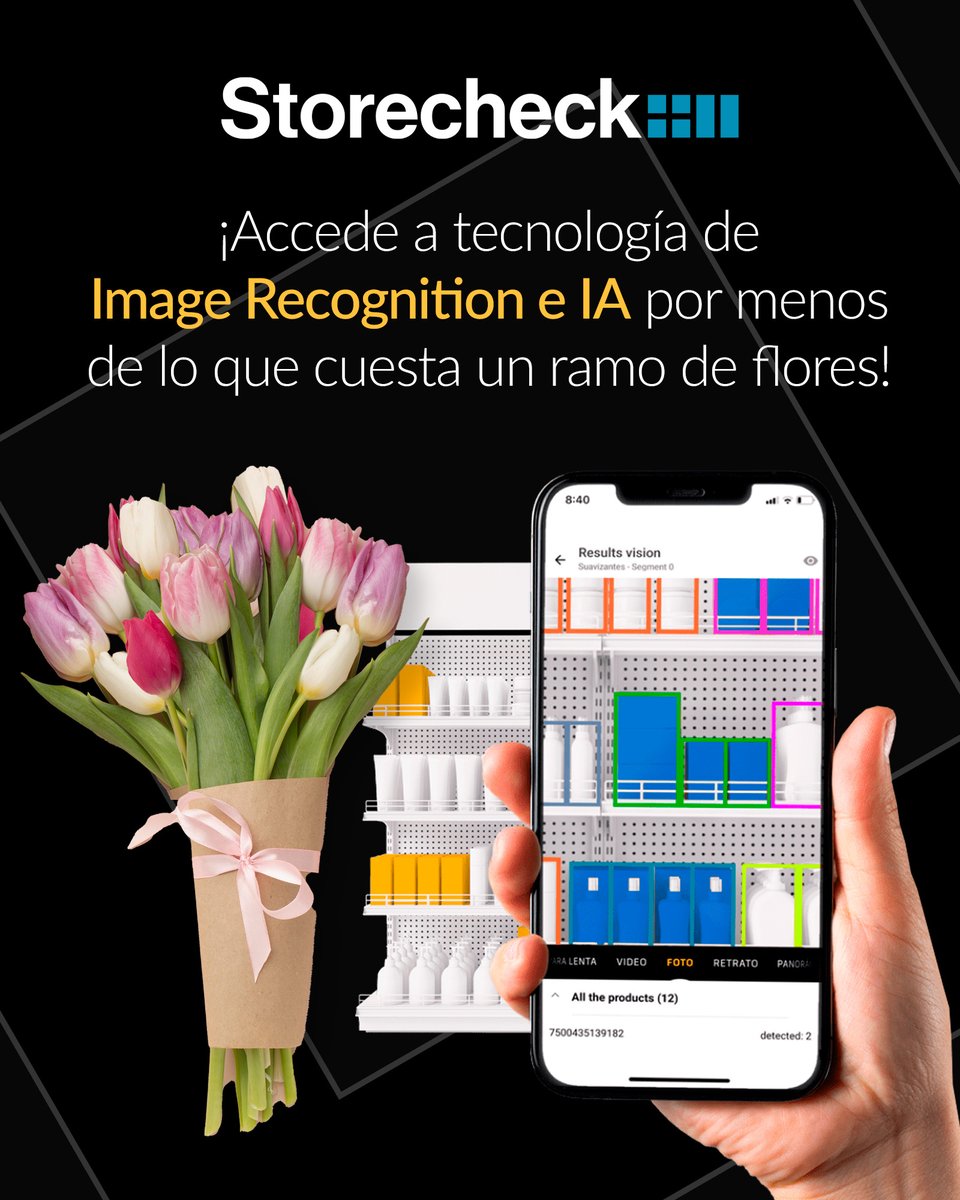 _Storecheck's tweet photo. ¿Tu qué harías si pudieras ahorrar hasta un 50% de tiempo en cada visita a tienda? ⏳

📊 Más visitas y más insights
🎯 Enfoque estratégico en el PDV
✅ Información confiable y precisa

¿Lo mejor? ¡Todo por el costo de un ramo de flores!

Descúbrelo aquí https://t.co/5Qj3RqzooB https://t.co/SYH6yJQtri
