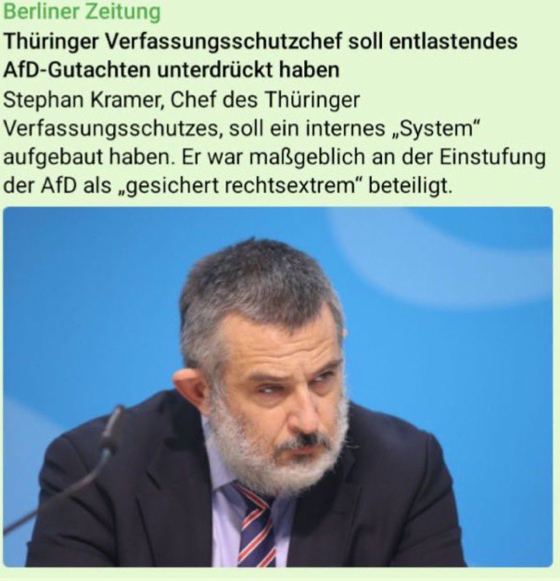 <a href="/ZDFheute/">ZDFheute</a> „Wo bleibt eure Berichterstattung zur Skandal-Causa Stephan J. Kramer (SPD)?“