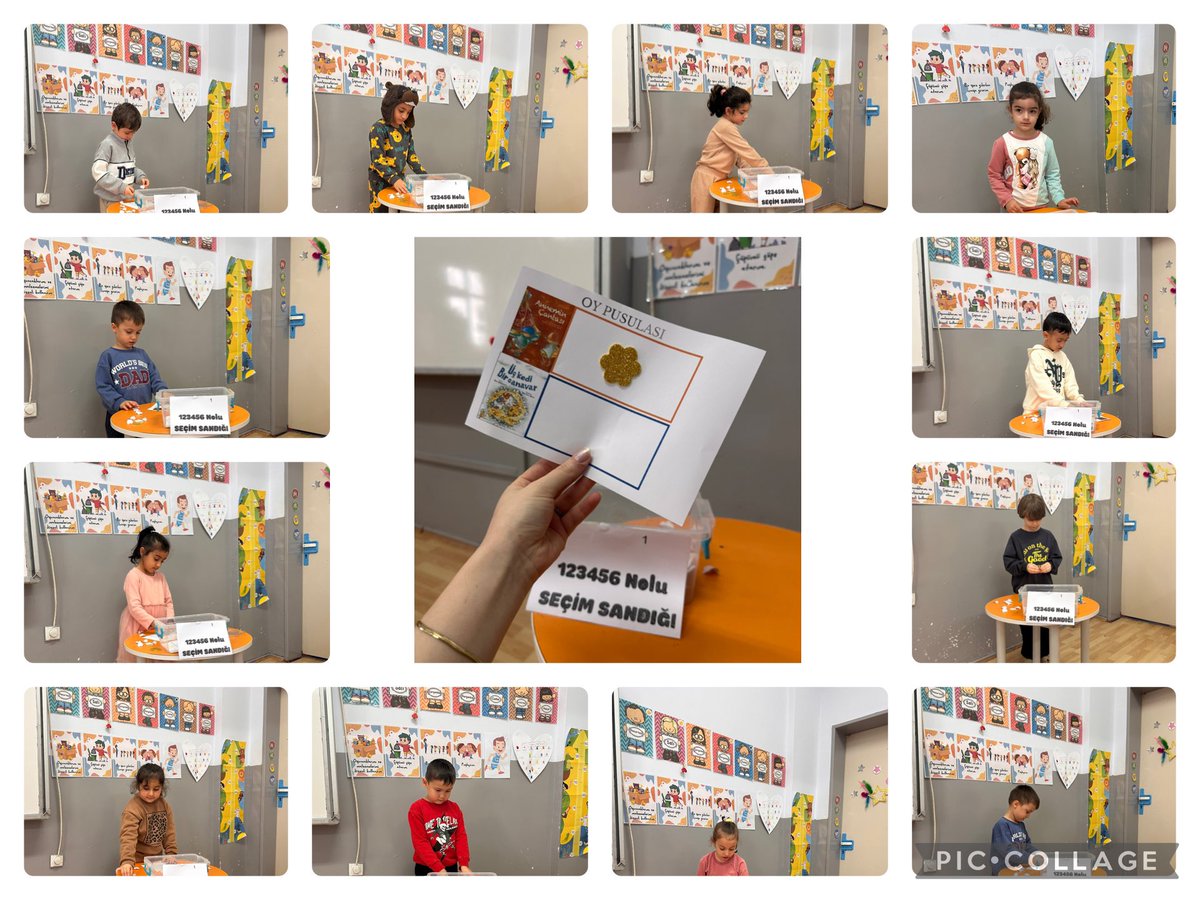 10 Aralık İnsan Hakları ve Demokrasi Gününü hangi kitabı okuyacağımıza oylama ile karar vererek kutladık 🌸
<a href="/Tuzlamem/">Tuzla İlçe Milli Eğitim Müdürlüğü</a> 
#okulöncesi #seçimzamanı