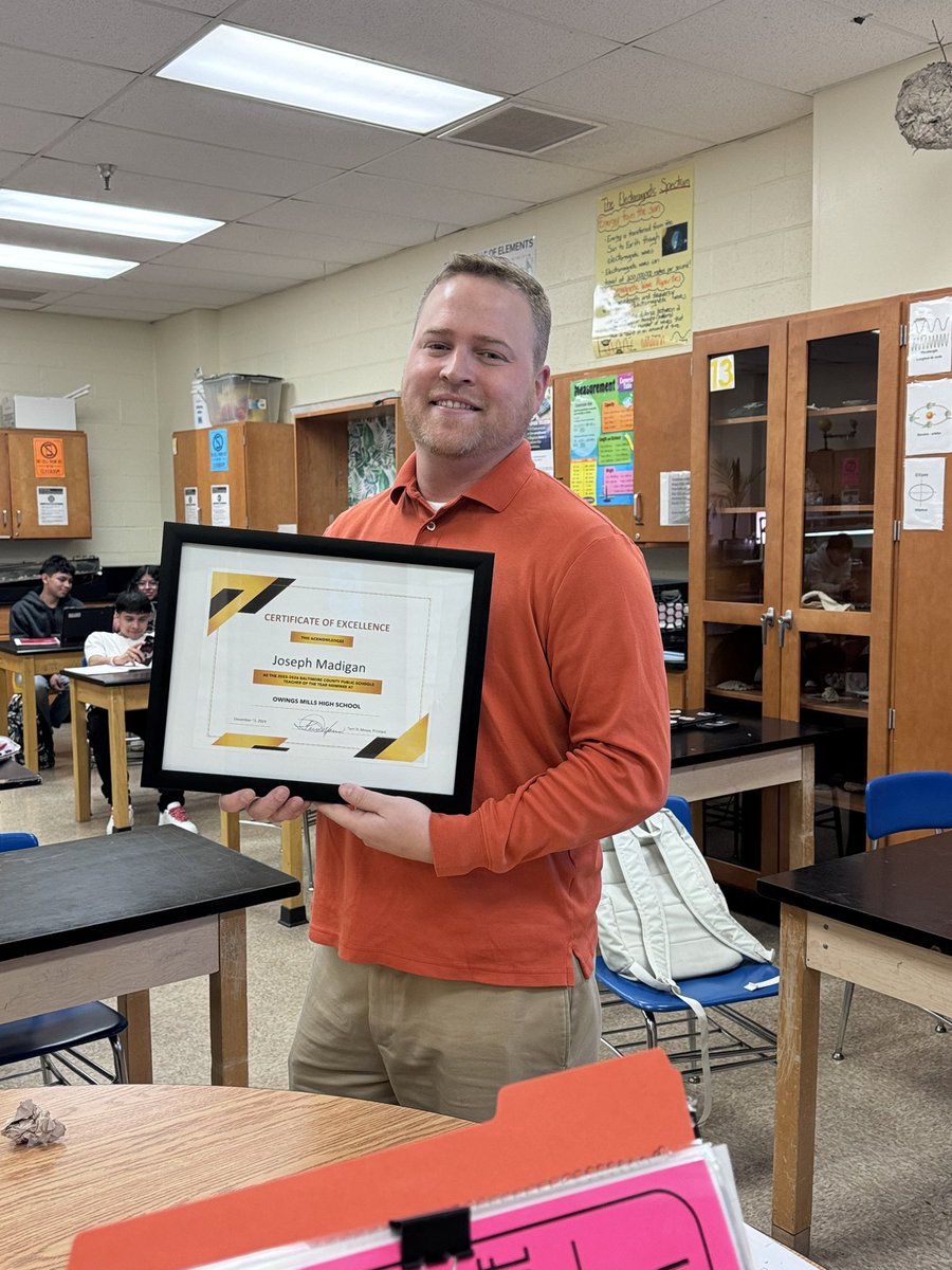 OwingsMillsHS (@omhs_eagles) on Twitter photo CONGRATULATIONS to the Owings Mills HS Baltimore County Public Schools Teacher of the Year nominee and science department chair, Joseph Madigan! Joe is an exemplary instructional leader, educator, & champion for students! <a href="/BaltCoPS/">Baltimore County Public Schools</a> <a href="/terri_moses/">Terri Moses</a> CONGRATULATIONS to the Owings Mills HS Baltimore County Public Schools Teacher of the Year nominee and science department chair, Joseph Madigan! Joe is an exemplary instructional leader, educator, & champion for students! <a href="/BaltCoPS/">Baltimore County Public Schools</a> <a href="/terri_moses/">Terri Moses</a>