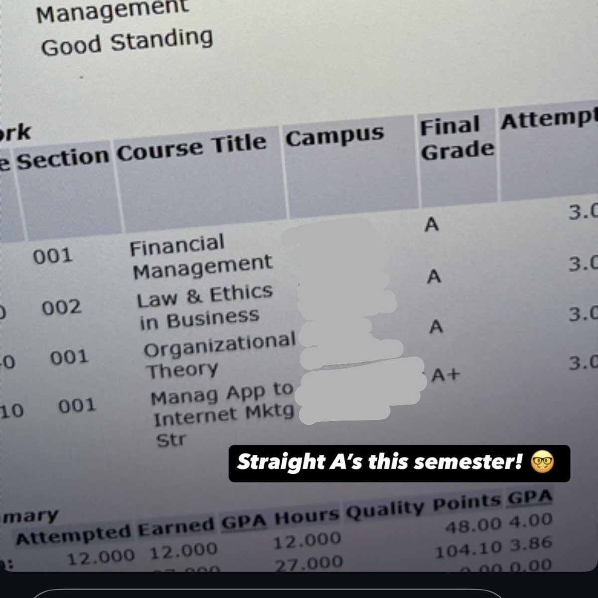 codyfbabie's tweet photo. Told l*ndsey if she got summa cum laude for her masters of buy her an extravagant gift… I’m fckd! https://t.co/3nZYzj9Vzs
