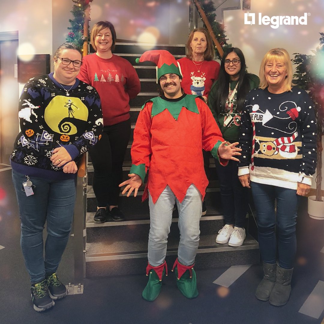 It's Christmas Jumper Day! 

We are feeling very festive today and all for a good cause. 

#LegrandUK #LegrandImprovingLives #ChristmasJumperDay