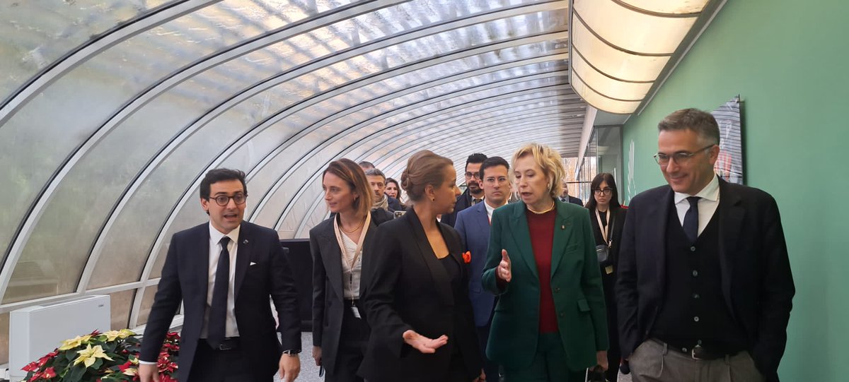 Questa mattina, giovedì 12 dicembre, ho incontrato Stéphane Séjourné, vicepresidente esecutivo della Commissione europea e Commissario europeo per l'industria, l'imprenditoria, piccole e medie imprese e mercato unico. 
Un incontro impreziosito dalla presenza del nostro ministro