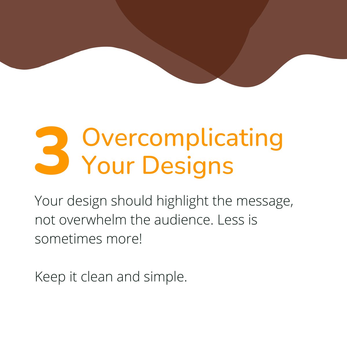 igma_hq's tweet photo. Too much happening on your page? It can overwhelm your audience. Simple and clean designs help get your message across clearly without distractions. https://t.co/pQufG8eREQ