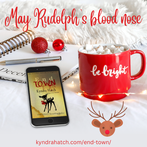 You need a story to read on this December, Friday the 13th! End Town by Kyndra Hatch all the way! amazon.com//dp/B0BP2JCRPG… #violentnight #darkhumor #christmashorror #SantaClaus #fridaythe13th #rudolph