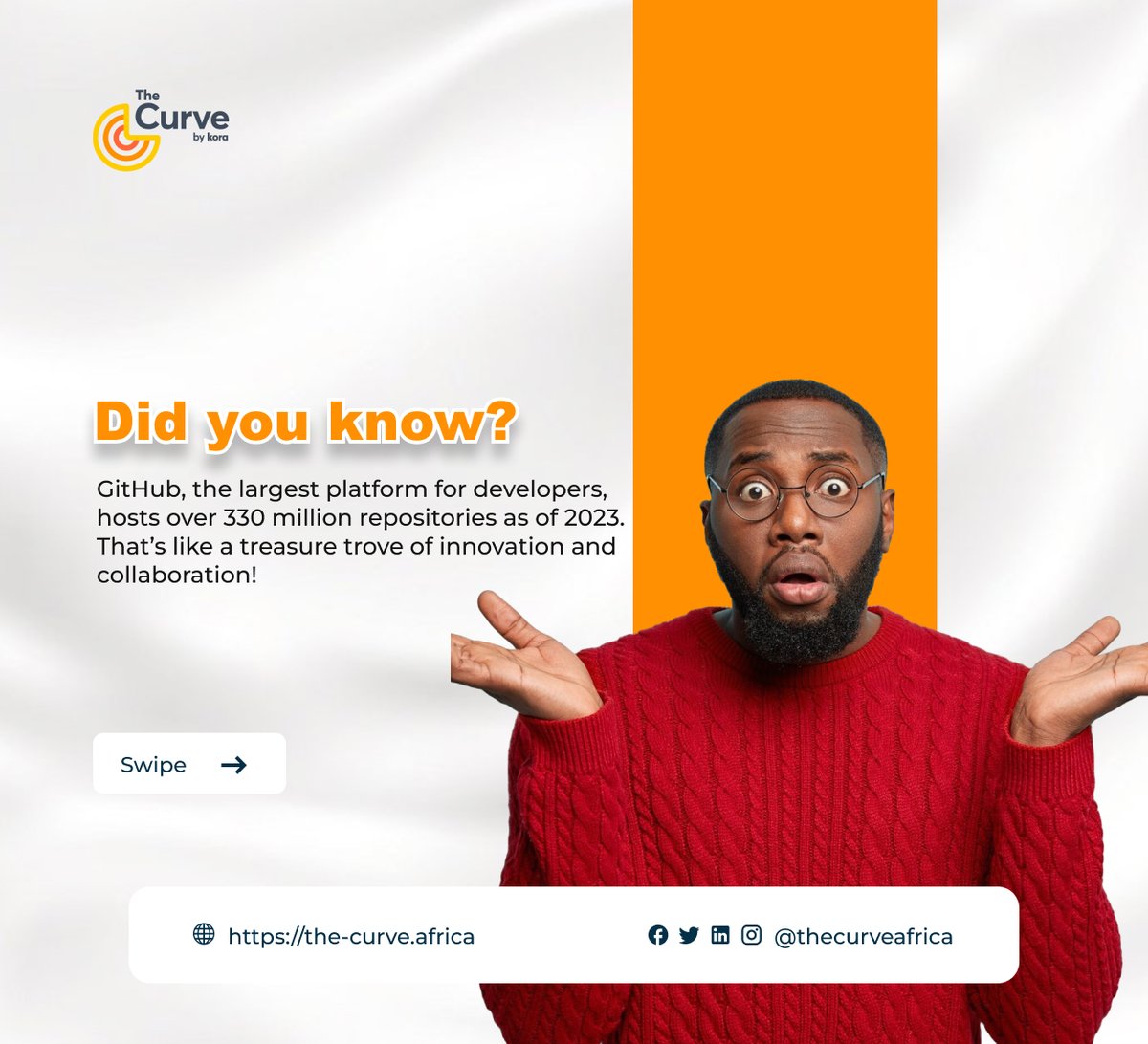 thecurveafrica's tweet image. Ever wondered what makes coding and technology so fascinating? 
Check out these fun and easy-to-understand facts that will surprise, inspire, and make you love being a developer even more!

#codingfacts #techtrivia #programmingfun #developerlife #techtips #coderslife #techworld