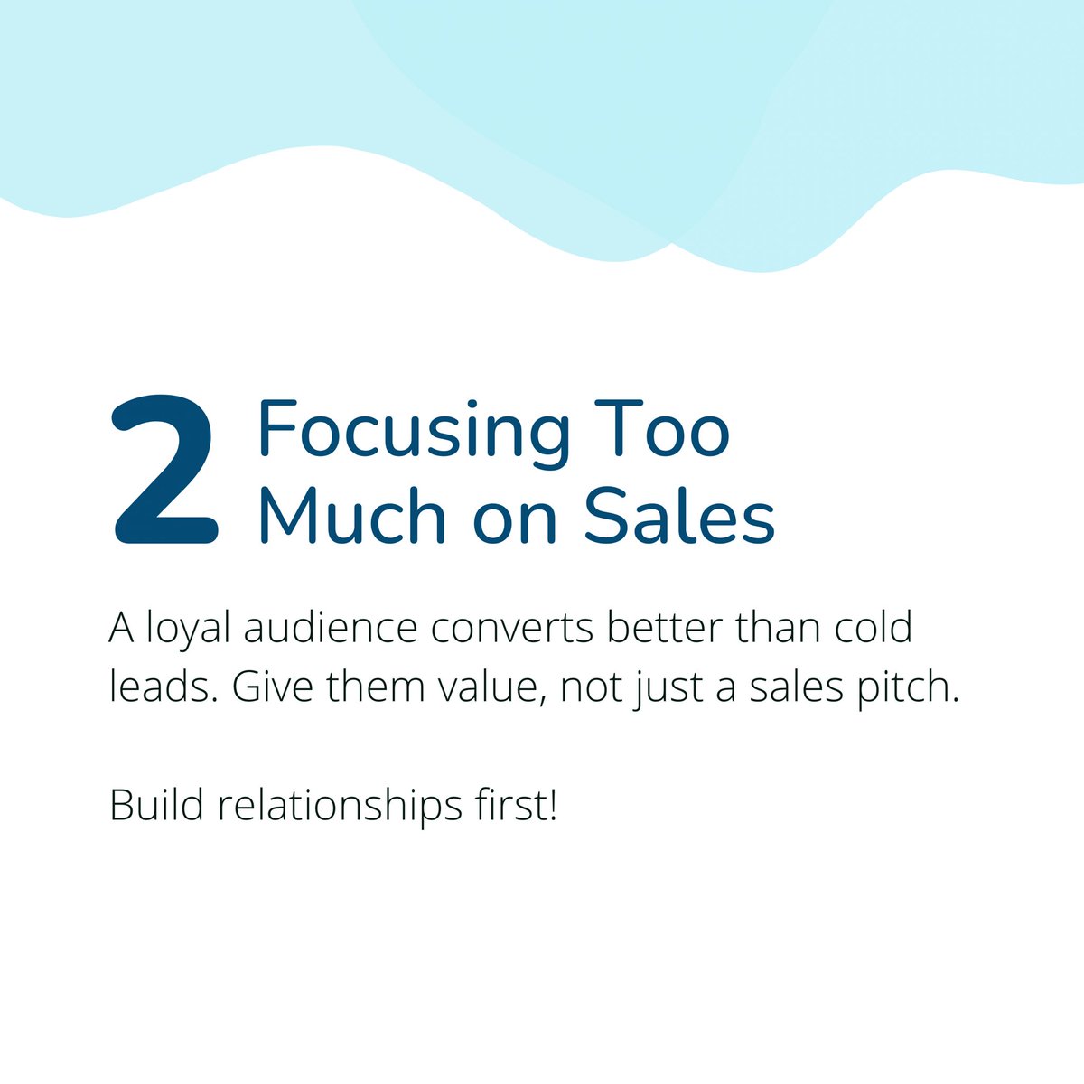 igma_hq's tweet photo. It’s tempting to always push for that sale, but remember, relationships come first. 

Building trust and providing value will turn prospects into loyal customers. https://t.co/UMz6XtSzNs
