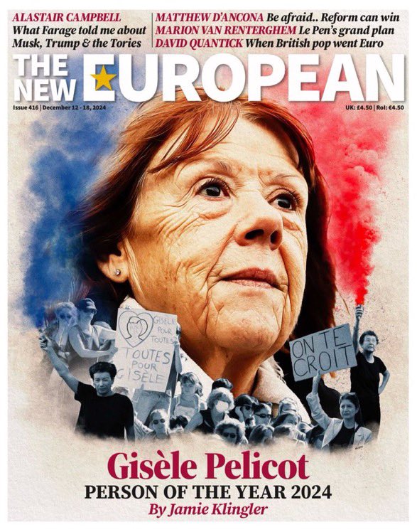 😵‍💫👊🏻😵‍💫👊🏻
Two different journals
Two different countries
Two different awards

One honours a woman who survived countless rapes and bravely went public to shame her rapists 

One ‘honours’ a rapist who shames himself and his country every time he goes public

<a href="/TIME/">TIME</a> @TheNewEuropean