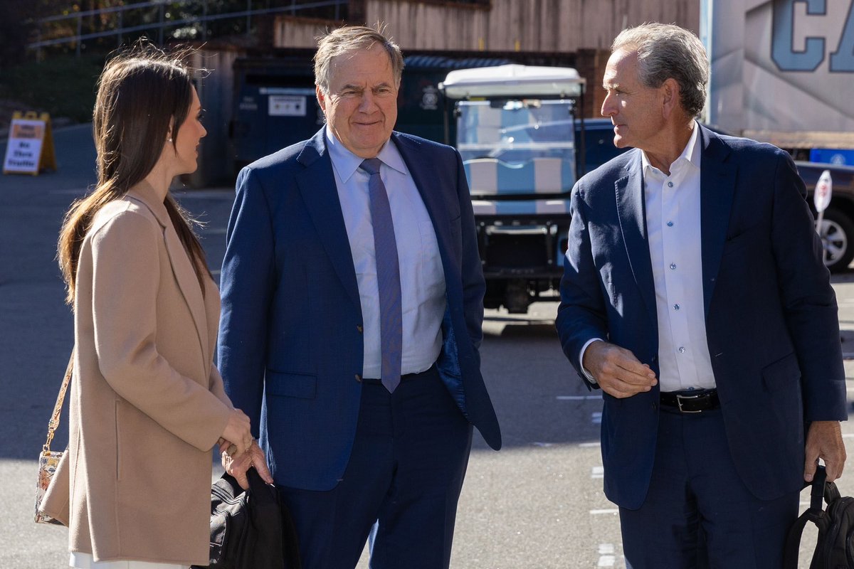 UNCFootball's tweet image. He’s here. #ChapelBill